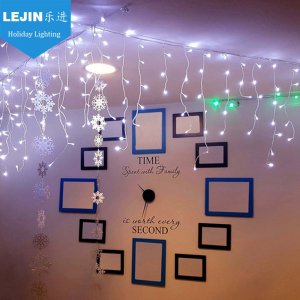led icicle lights outdoor decoration