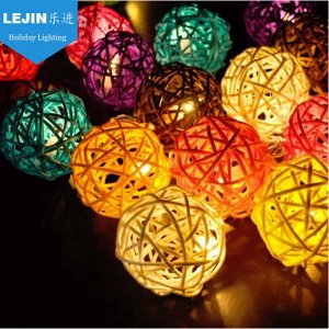 festive supplies Rattan ball led holiday light for party